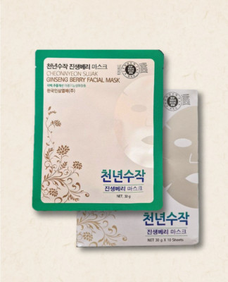 K-Beauty  CHeonnyeon Sujak Ginseng Berry Mask 30g