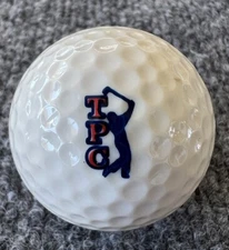 TPC Golf Club Logo Display Golf Ball Golfing Memorabilia