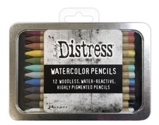 Tim Holtz Distress Watercolor Pencils 12/Pkg-Set 1