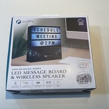 Purely LED Message Board And Wireless Speaker Mini Headline Series PSPRMB95