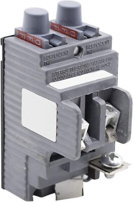 Connecticut Electric Duplex Twin Tandem UBIP1520 (P1520)  15A 20A 2x 1 Pole NEW!