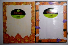 Gartner Studios HALLOWEEN Party Designer Stationery 96 Sheets 8.5"x 11" JOL Bats