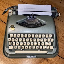 Schreibmaschine ABC Kochs Adler N&auml;hmaschinenWerke AG 1950er Jahre portugiesisch