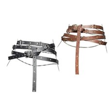 Women Slim Belt PU Leather Waist Cincher Belt Multilayer Design For Long Dresses