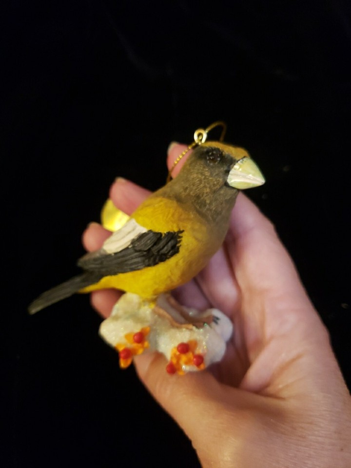 Danbury Mint Christmas Tree Ornament Songbird Collection Evening