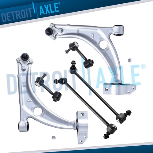Detroit Axle 6-Piece Front & Rear Suspension Kit For Audi A3 Quattro / VW Passat CC - Ball Joints & Sway Bar Links