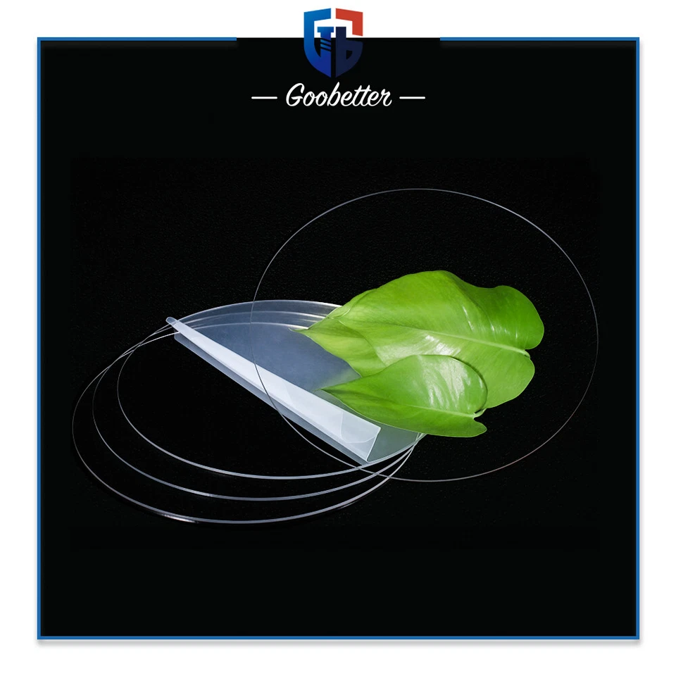 Rigid Clear Plastic Round Board Discs Thick 1/2/3~10mm Dia 50~300mm Display Base - Image 3 of 4