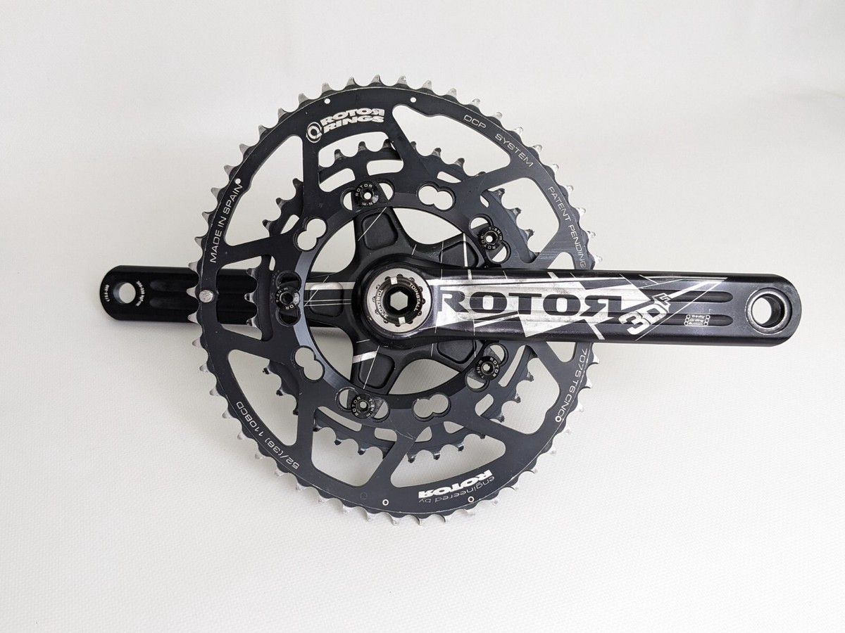 crankset ROTOR 3DF Q-Rings Oval | 52-36t | 172.5 mm | BCD crankset ROTOR 3DF Q-Rings Oval | 52-36t | 172.5 mm | BCD