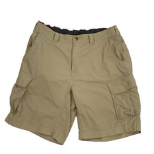Men's Large REI Nylon Cargo Shorts Lightweight Quick Dry Travel Hike