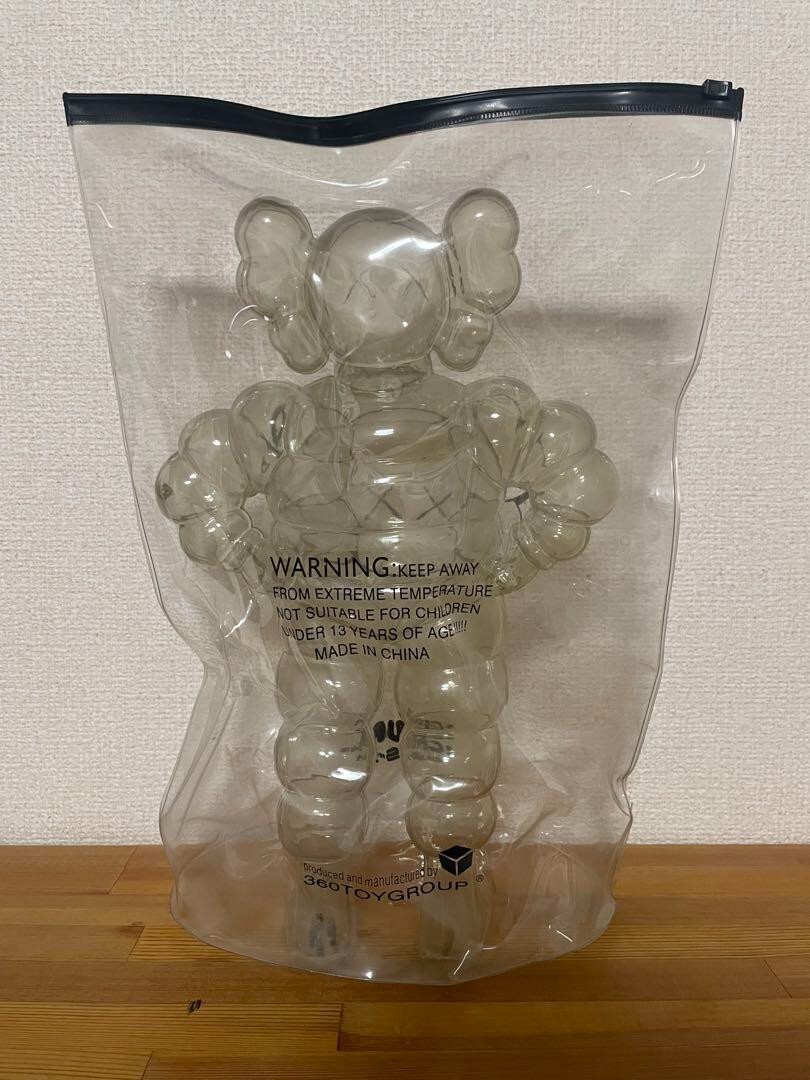 Kaws Clear Chum Figure 2002. Limited to 1,000 pieces. Used