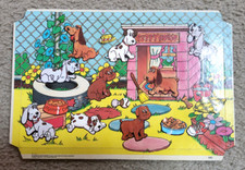 Vintage 1985 Pound Puppies Lovable Huggable Colorforms Play Set Tonka 17 pieces