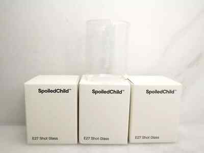 SPOILED C. E27 SHOT GLASS BOXED LOT OF 3