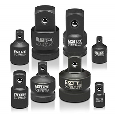 Complete Multiple Drive Impact Adapter and Reducer Set Tools Kit Neiko Sockets