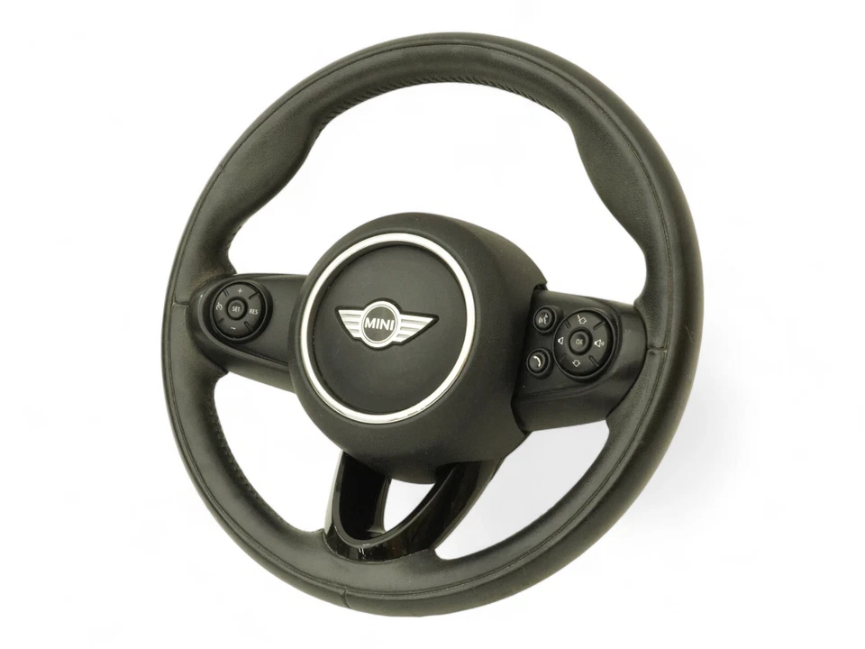 2014 - 2021 Mini Cooper F56 Steering Wheel Leather Multifunction Switch Oem Foto 2 de 4