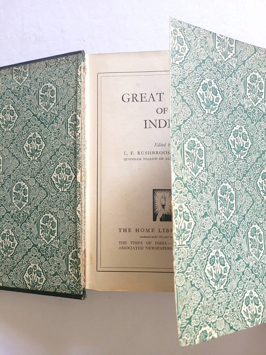 GREAT MEN OF INDIA - L.F. RUSHBROOK WILLIAMS - HOME CLUB