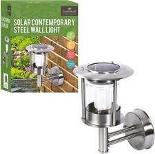 Solar Led Wall Light Outdoor Path Lights Garden Security Light Waterproof Lamp