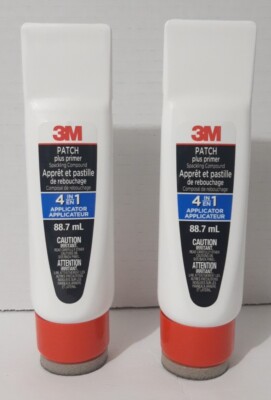 3M 4 in 1 Patch Plus Primer Spackling Compound 3 Oz - 88.7mL - 2 x Tubes