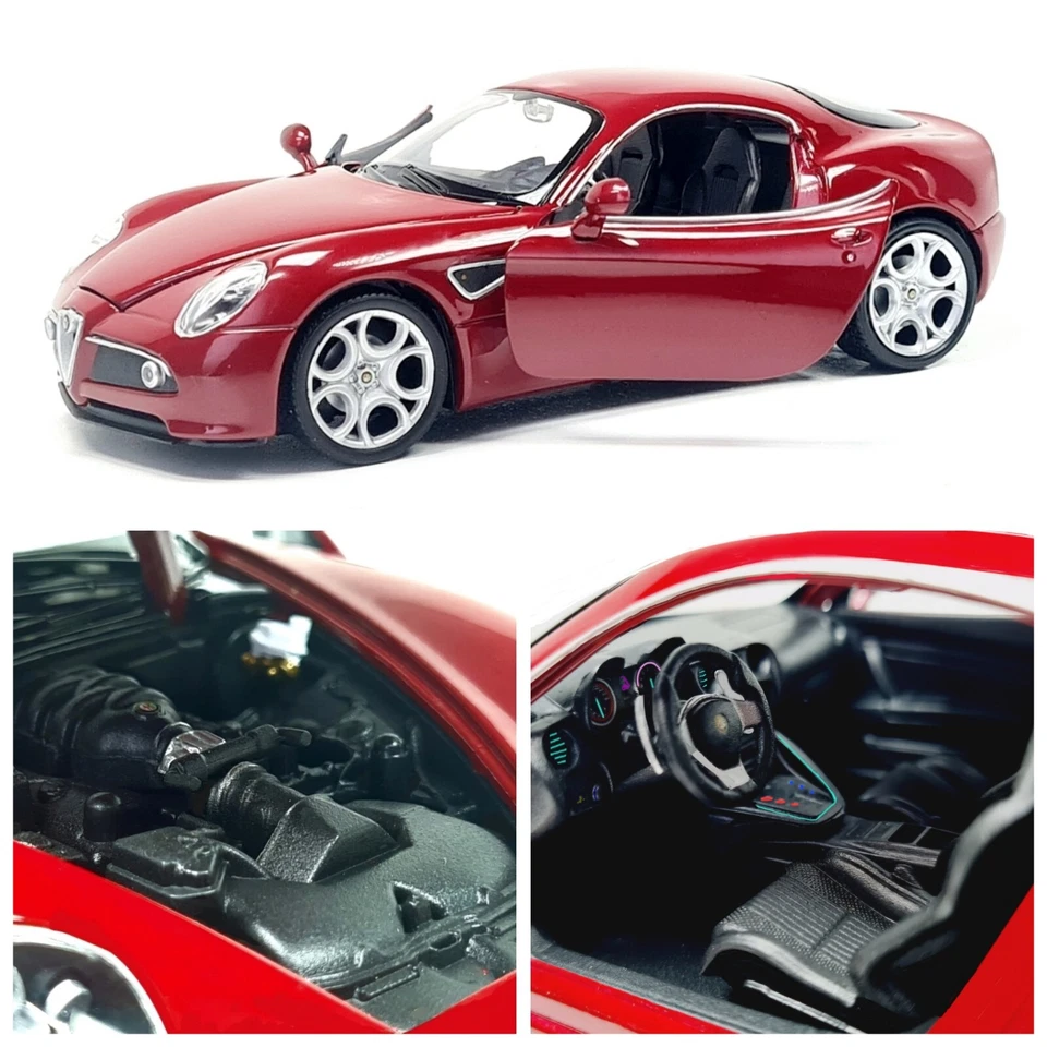 Macchina Italiana ALFA ROMEO Otto Competition 1/24 Scale Diecast Car Collectible - Image 3 of 4