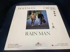RAIN MAN Laserdisc - Tom Cruise  Dustin Hoffman 2 disc extended play