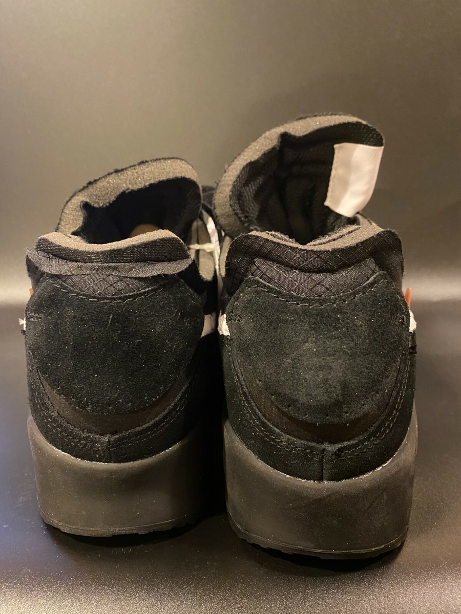 Nike Air Max 90 OFF-WHITE Black AA7293-001 Men Size Brand New