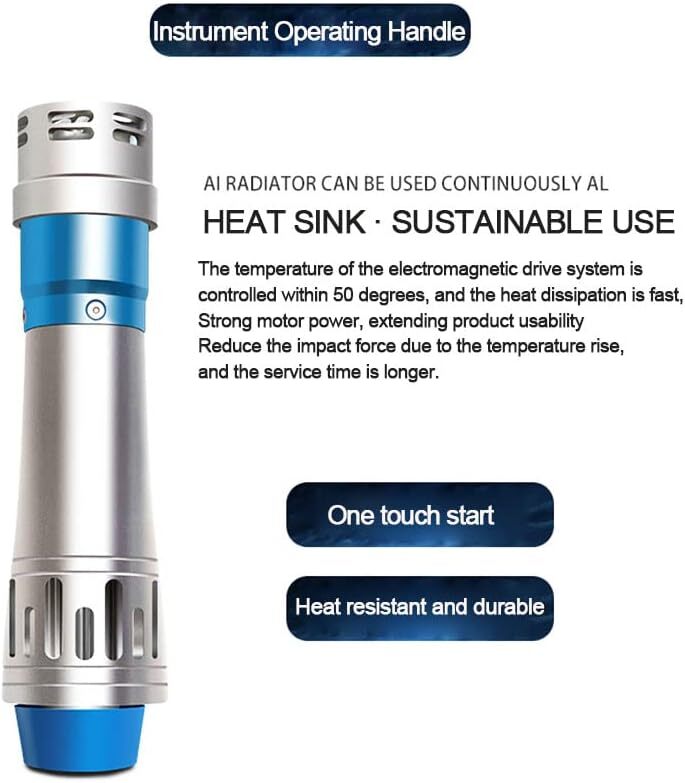 ED Focused Shock Wave Body Massager Shockwave Therapy Machine Muscle Pain Relief