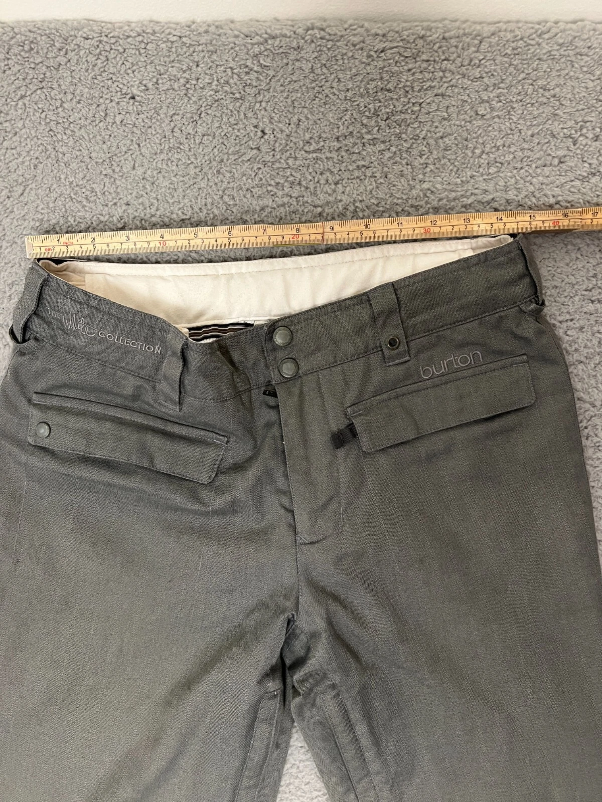 burton dry ride the white collection pants