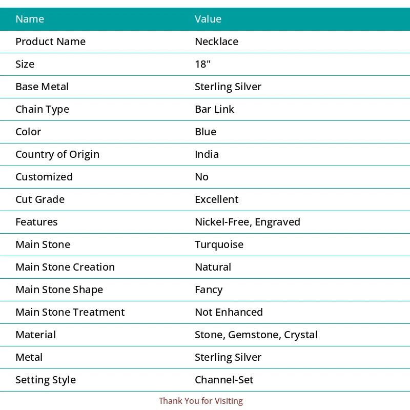 Collar de plata de ley 925 con piedras preciosas vintage de turmalina turquesa tibetana i792 Foto 2 de 4