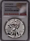 2019-S American Silver Eagle Enhanced Reverse Proof NGC PF70