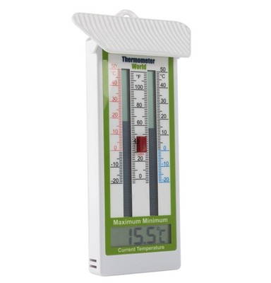 Digitales GewächshausThermometer   Klassisches MinMaxThermometer zur Messung ...
