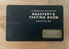 2014 Starbucks Gift Card. ROASTERY & TASTING ...