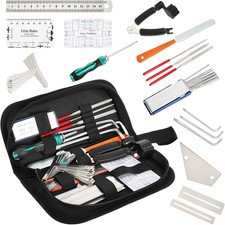 26Pcs Guitar Tools for Set Up, Repair Maintenance Kit with Carry Bag, Luthier