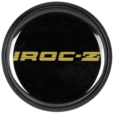 1985-87 Camaro IROC-Z Wheel Center Cap Emblem; Gold
