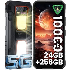 OUKITEL WP58 Pro Móvil Irrompible 5G 24GB+256GB 6.7"HD+10000mAh Luz de Camping
