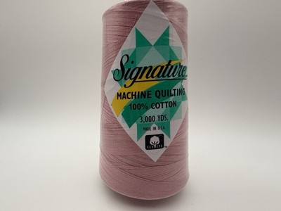 Signature QT Thread 40 wt Victorian Rose Pink 3000 yards Longarm Quilting Sewing