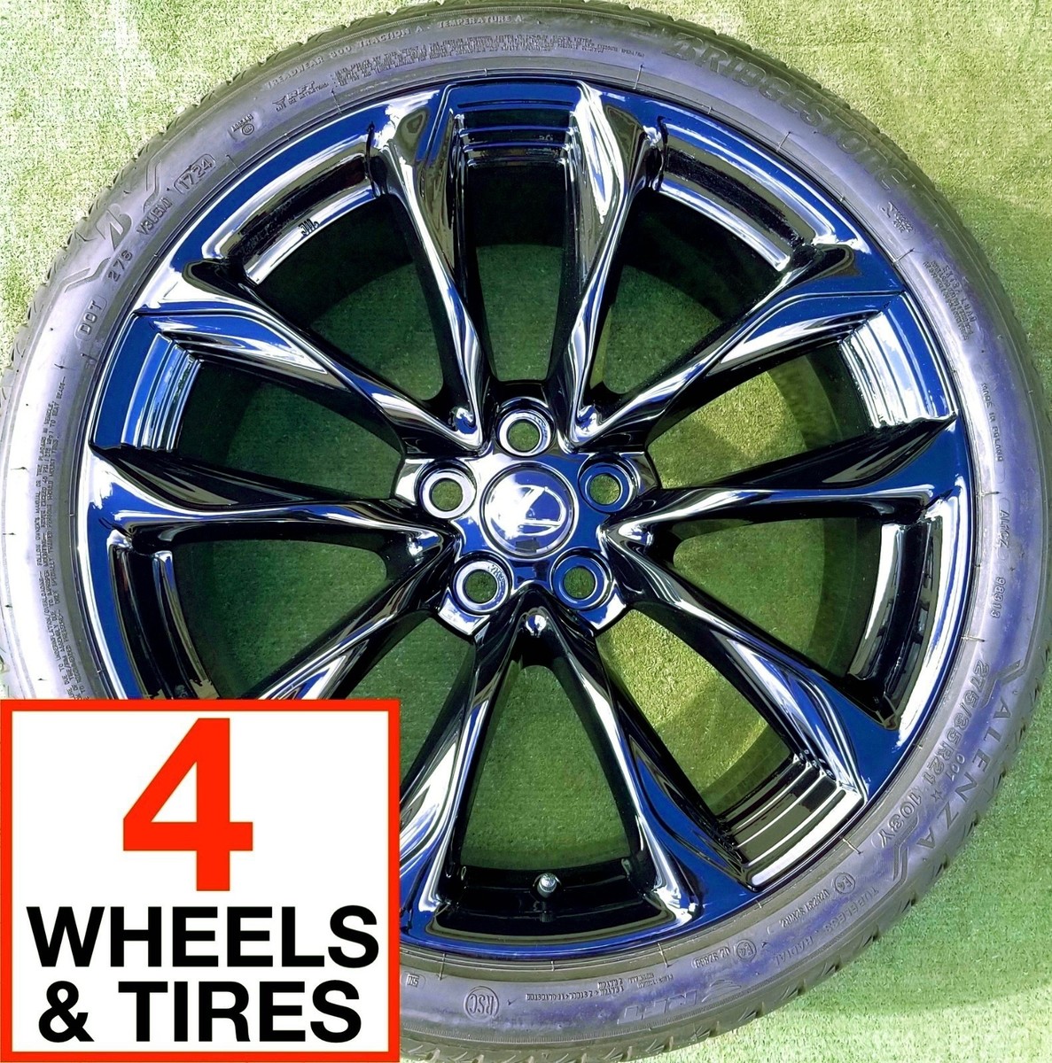 PERFECT Factory Lexus LC500 LC500h Wheels Tires Forged OEM 21 inch