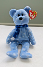 TY BEANIE BABIES BEAR 1999 HOLIDAY TEDDY WITH TAGS 25th December 1999