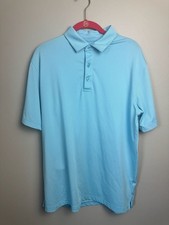 Callaway Opti-Dri Men's Light Blue Striped Golf Polo