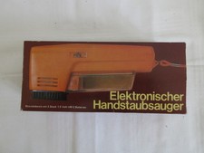 Retro Handstaubsauger Orange 70er/80er Jahre – unbenutzt mit OVP – Vintage