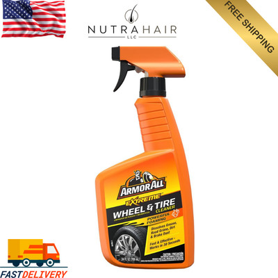 Armor All Extreme Wheel and Tire Cleaner, Car Wheel Cleaner Spray, 24 Fl Oz