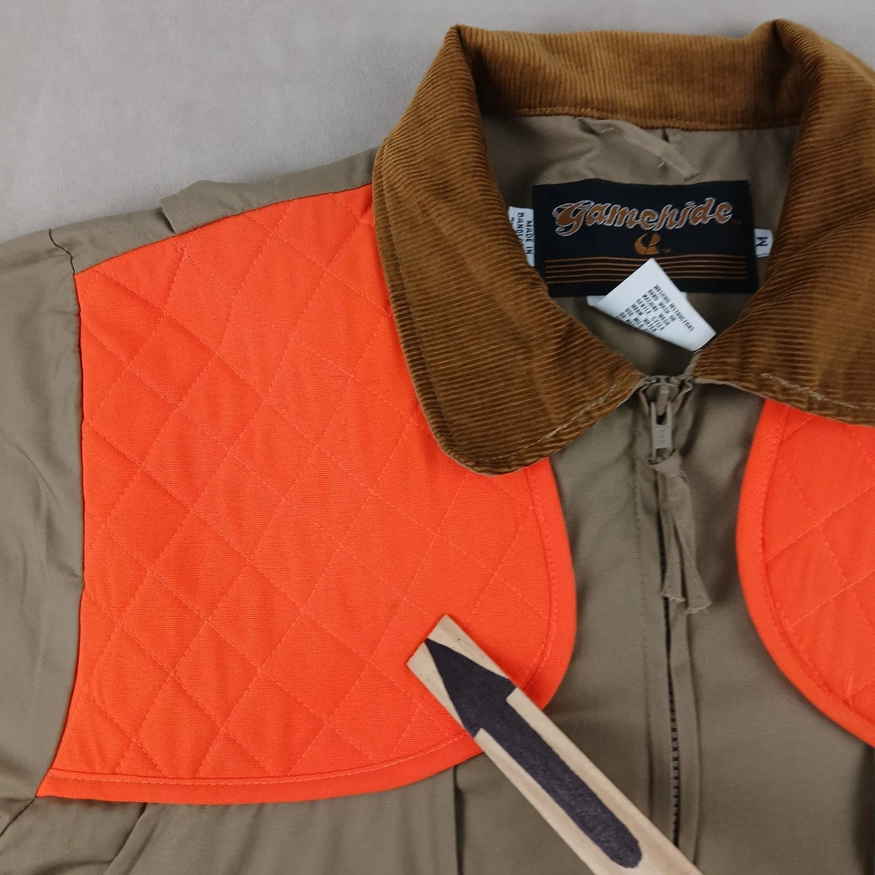 Chaqueta de Caza Gamehide Mediana Para Hombre Seguridad Cremallera Completa Alta Visibilidad 23x27 DEFECTOS Foto 3 de 4