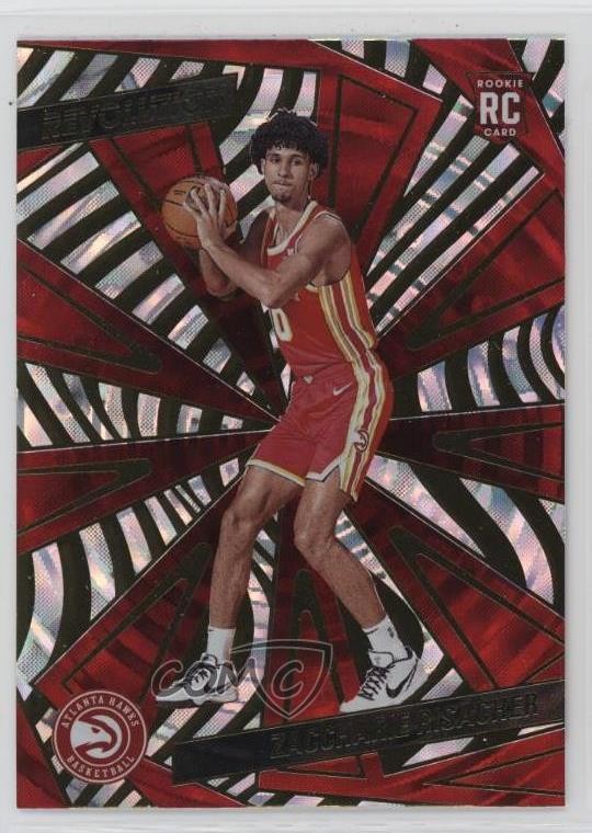 2024-25 Panini Revolution Rookies Fractal Zaccharie Risacher #104 Rookie RC rw6