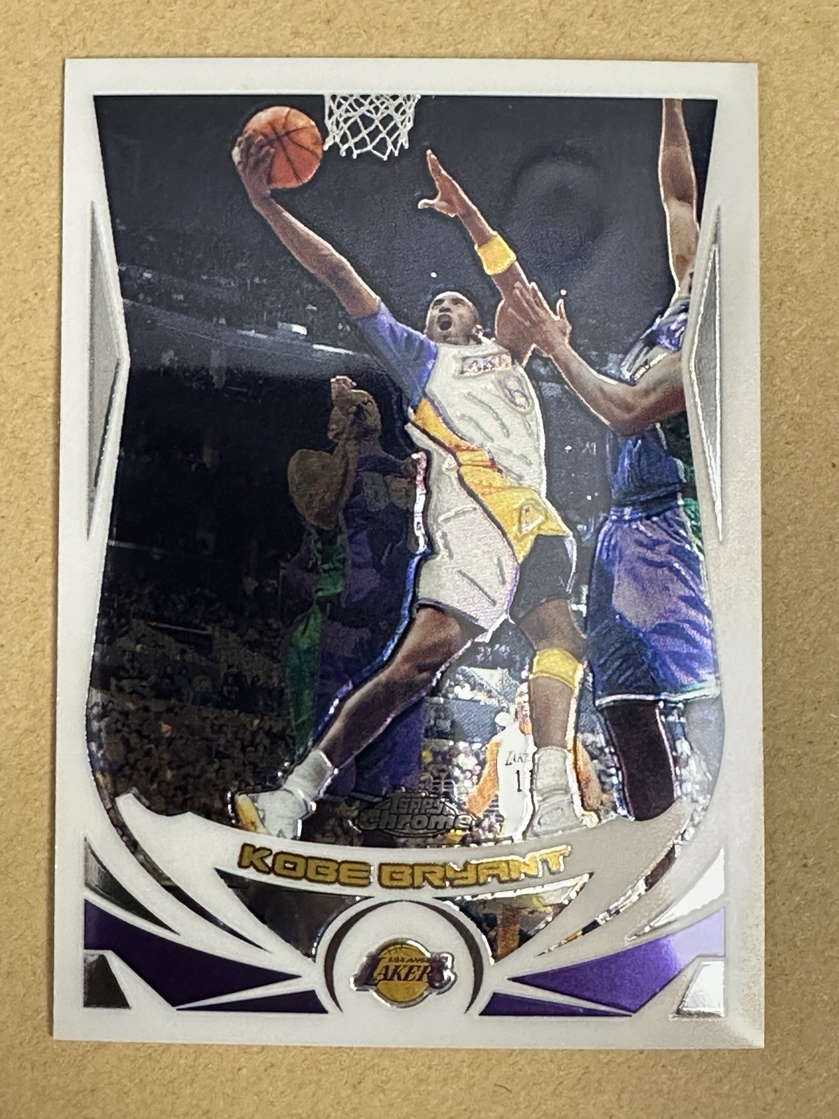 2005 Topps Chrome Kobe Bryant Card #8 Los Angeles Lakers
