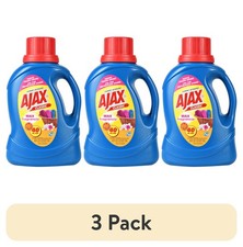 (3 Pack) Ajax Classic Max Fragrance Laundry Detergent, Original, 40 Oz, 25 Loads 0.07 per gallon