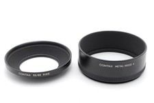  Almost MINT  Contax Metal Lens Hood 4  55/86 Adapter Ring from Japan