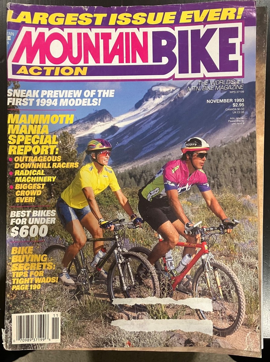 Mountain Bike Action Magazine November 1993 Specialized Rockhopper