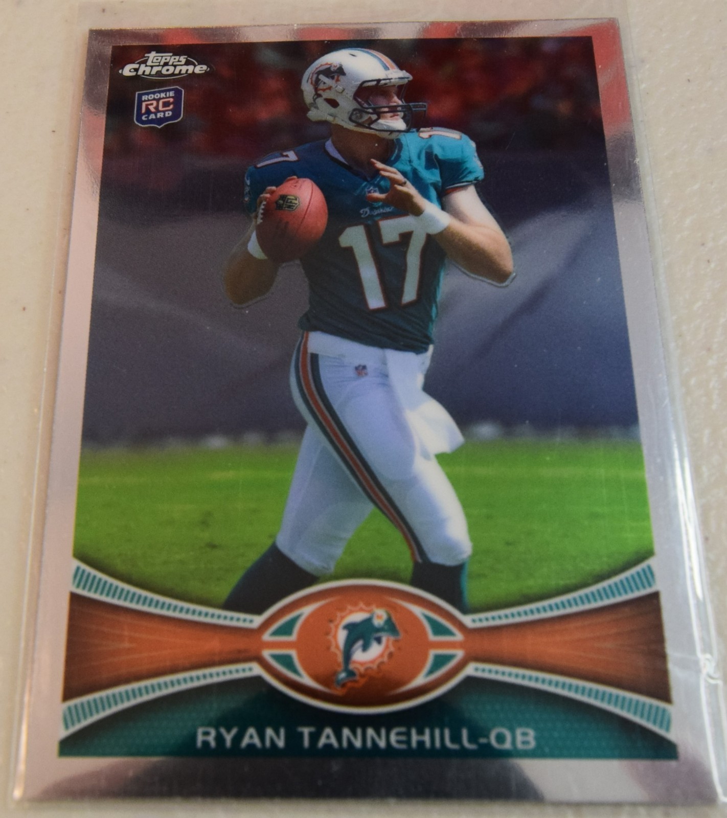 2012 Topps Chrome #109 Ryan Tannehill RC Rookie - Dolphins Titans