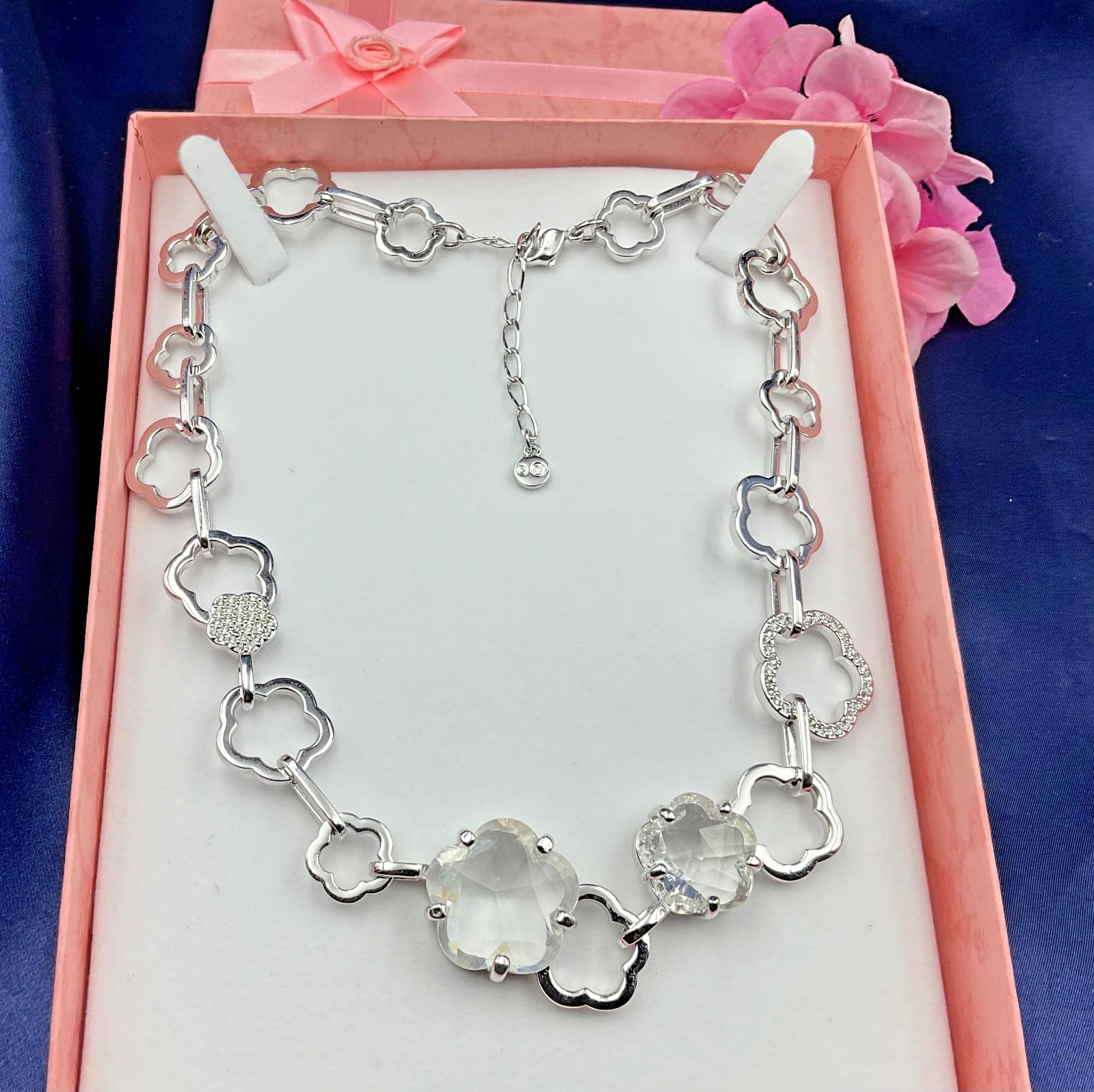 AUTHENTIC SIGNED SWAROVSKI CHERRY BLOSSOM ALL-ARO… - image 2