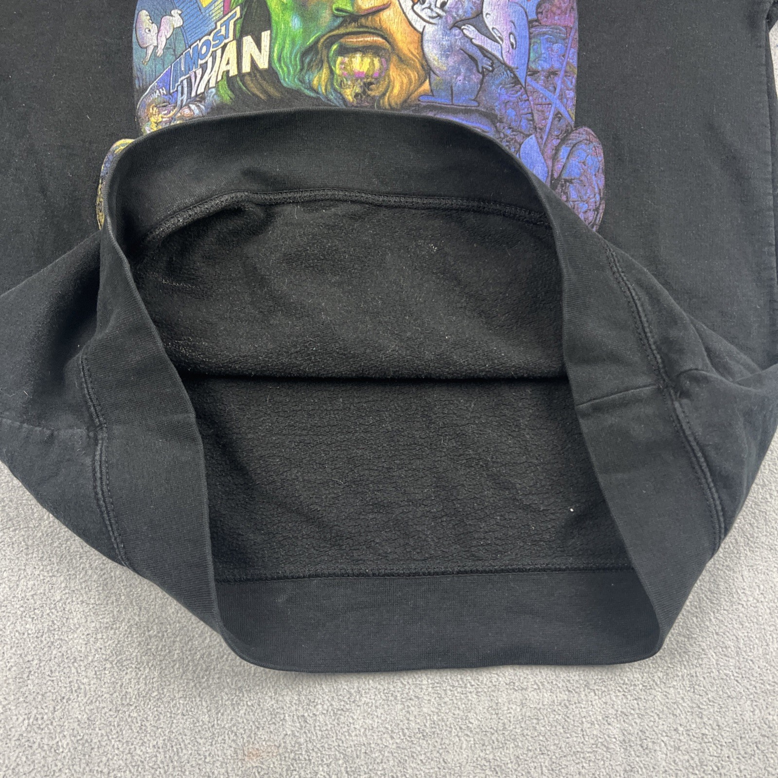 PoPaganda Ron English Sweatshirt Sz M Black Jesus Frankenstein Casper Art Mashup image 5