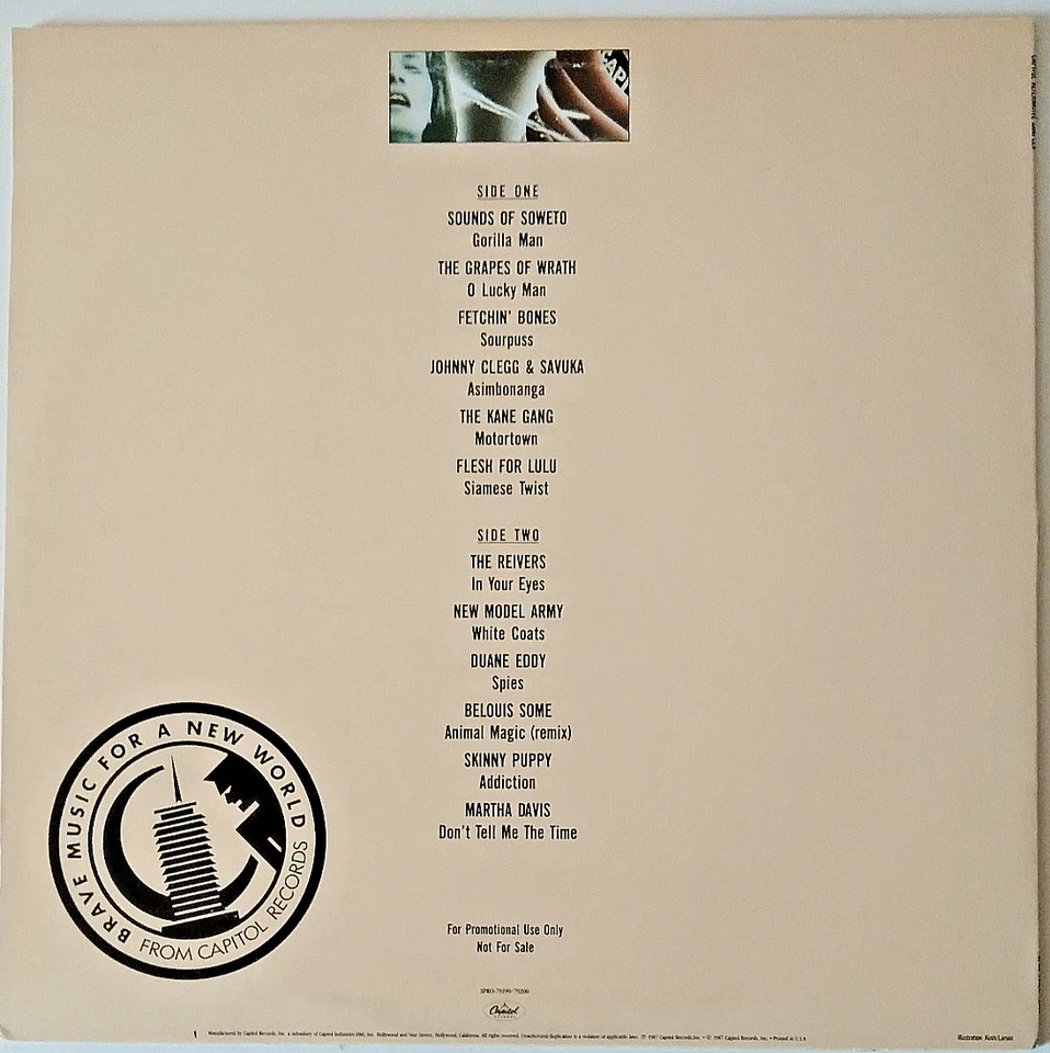 It Came From Hollywood NM LP Flesh For Lulu~Duane Eddy~Skinny Puppy~Johnny Clegg Foto 3 de 3