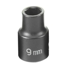Grey Pneumatic 1009M 3/8" Drive Standard Metric Impact Socket - 9mm